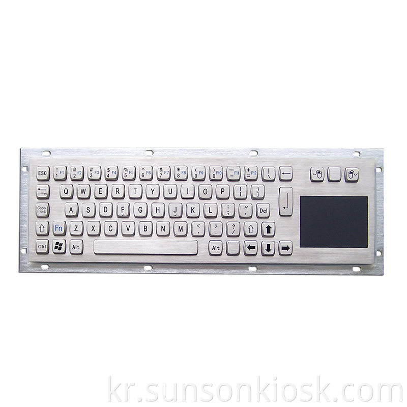 Metal Keyboard with Touchpad